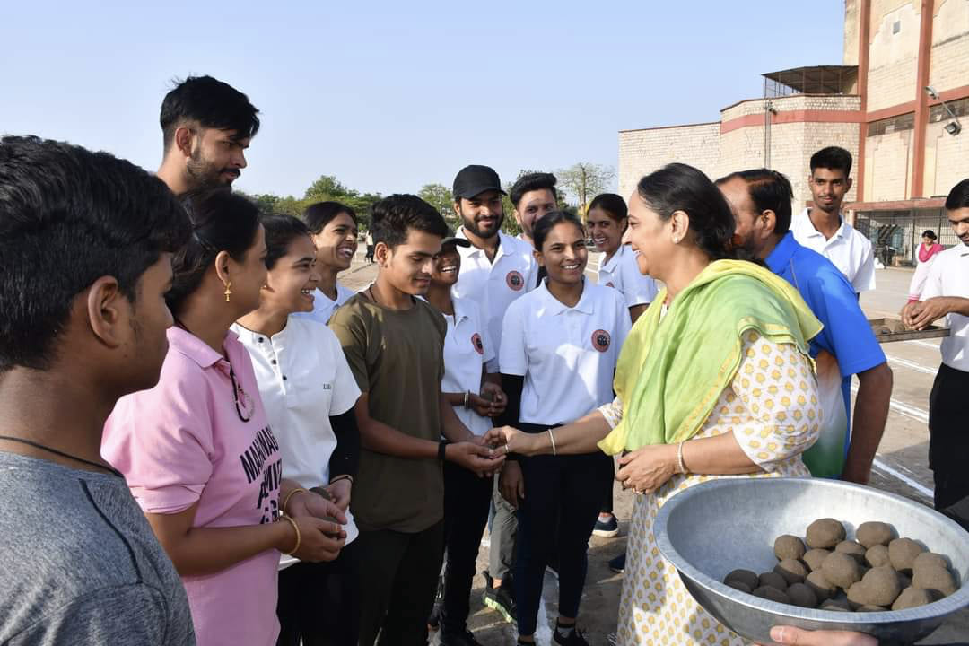 Distribution of Seed balls in community service